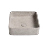 Ideavit Waskom Ideavit Idea.Zoe 39x39x12 cm Vierkant Beton Grijs/Bruin