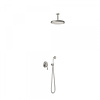 Regendoucheset Tres Clasic Mengkraan Plafondarm Incl. Handdouche RVS