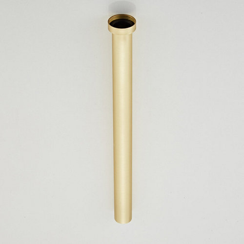 Verlengbuis voor Sifon AquaSplash Brass 40 cm Geborsteld Messing 