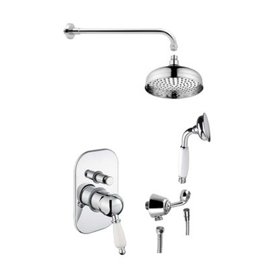 Regendoucheset Sapho Kirke Inbouw Met Handdouche Chroom