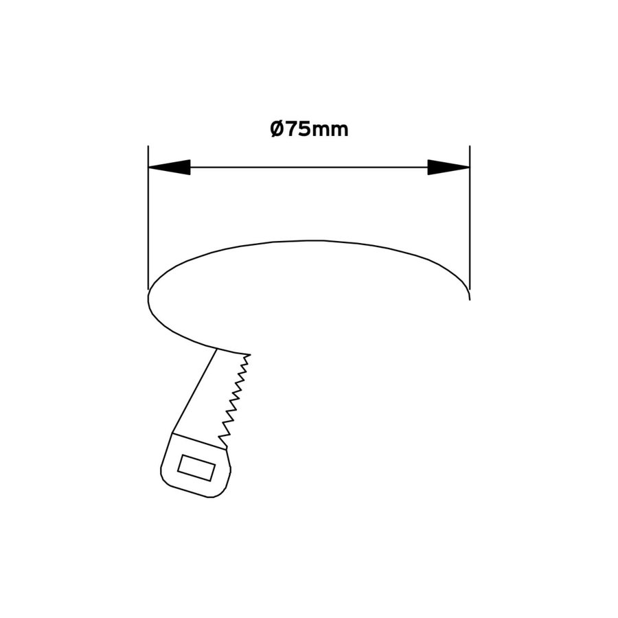 Inbouwspot AquaSplash Graham Kantelbaar 8.5 cm Wit