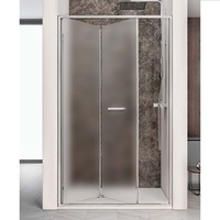 Nisdeur Lacus Ponza Evo Vouwdeur 75x200 Cm Mat Glas Chroom