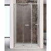 Lacus Nisdeur Lacus Ponza Evo Vouwdeur 85x200 Cm Mat Glas Chroom