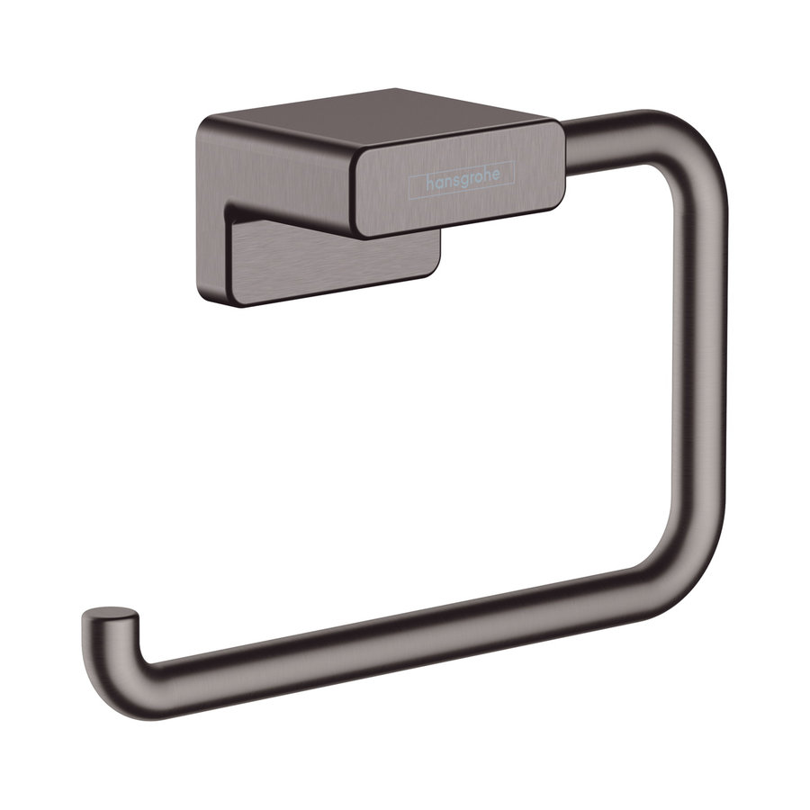 Toiletrolhouder Zonder Klep HansGrohe AddStoris Geborsteld Zwart Chroom