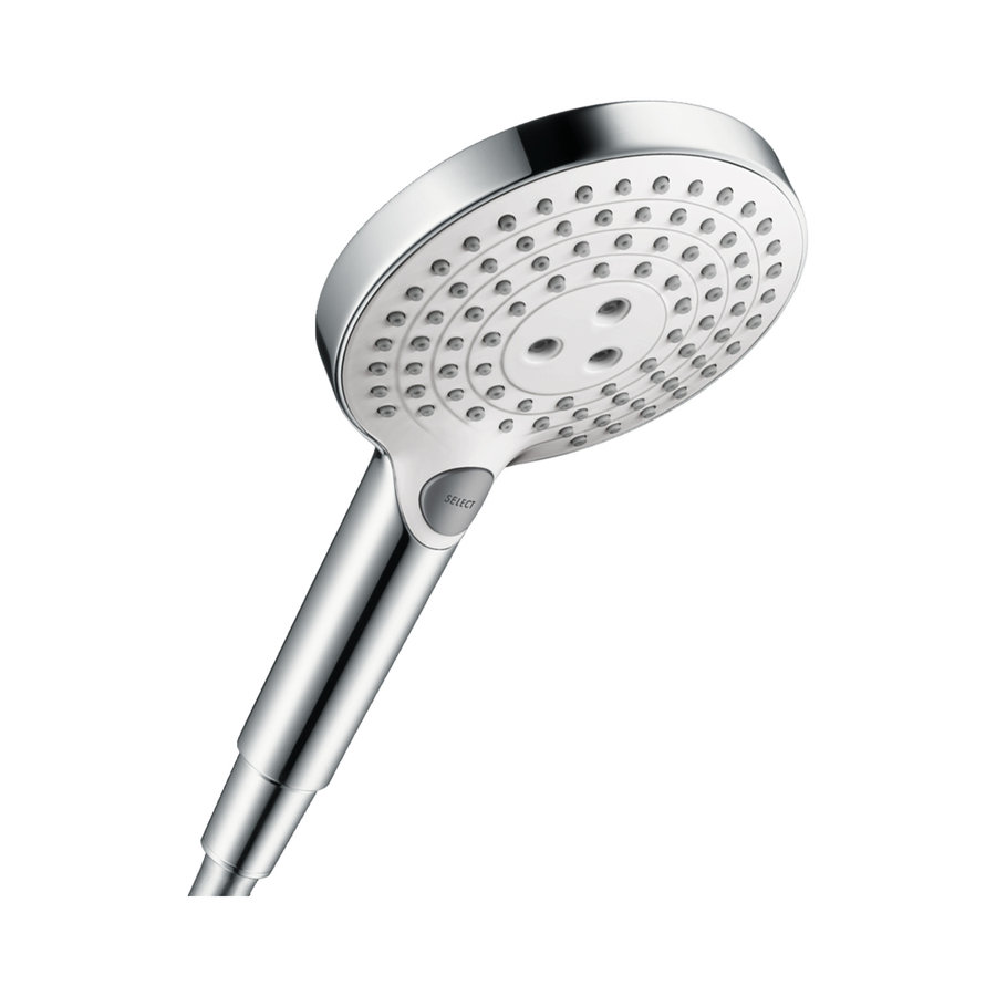 Handdouche HansGrohe Raindance Select S AirPower 120 3jet Wit Chroom