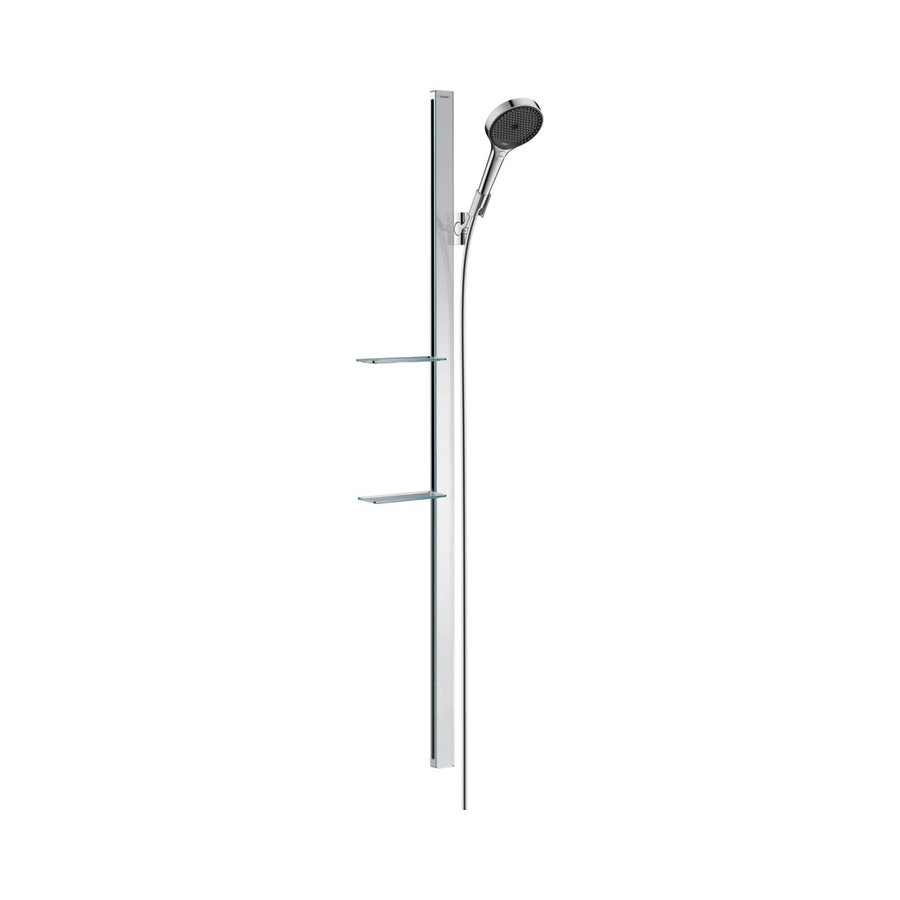 Doucheset Rainfinity HansGrohe PowderRain 130 3jet EcoSmart Met Glijstang 150 cm En Zeepschaal Chroom