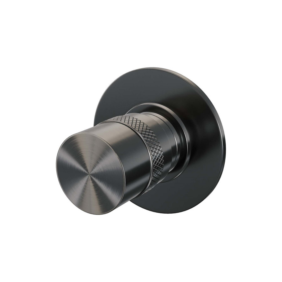 Inbouw Stopkraan Brauer Gunmetal Edition Rond 6.5 cm Messing Gunmetal