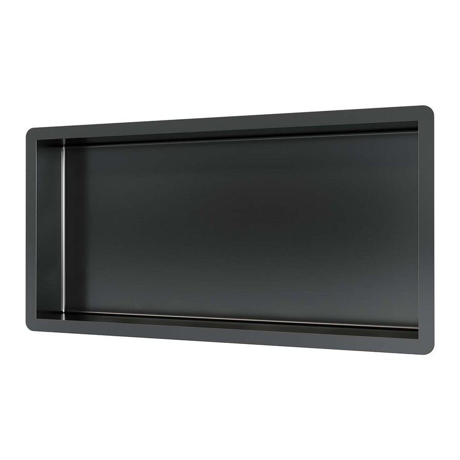 Inbouwnis Brauer Gunmetal Edition 30x60 cm Geborsteld Gunmetal PVD