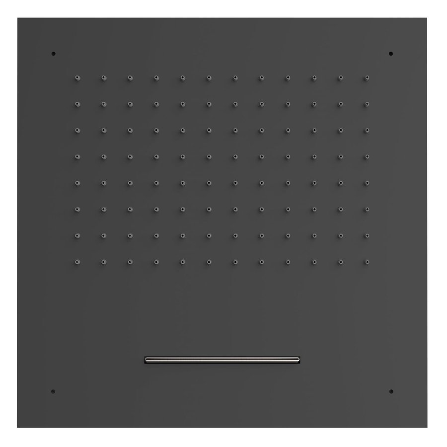 Hoofddouche Tres Plafond met Waterval 50x50 cm Mat Zwart