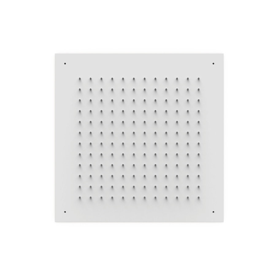 Hoofddouche Tres Plafond 50x50 cm Vierkant Patroon Mat Wit