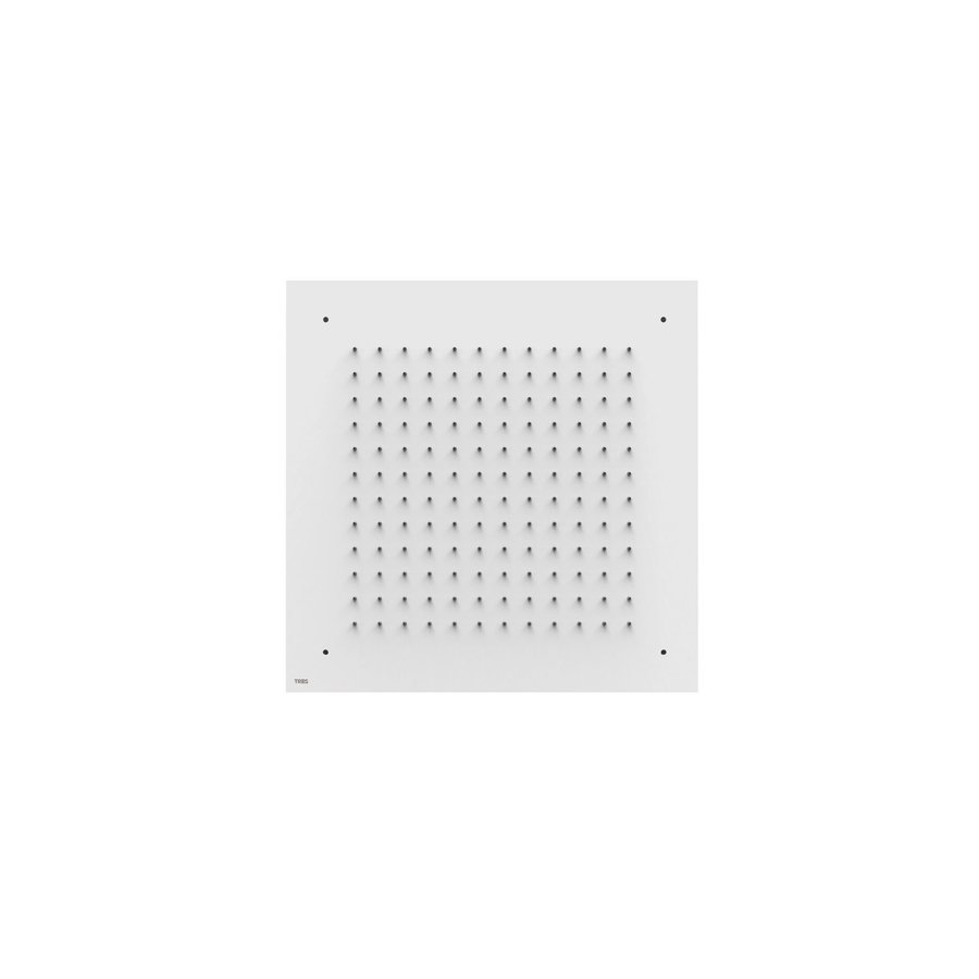 Hoofddouche Tres Plafond 38x38 cm Vierkant Patroon Mat Wit