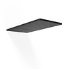 Tres Hoofddouche Tres Wand met Waterval 28x55 cm Mat Zwart