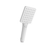 Handdouche Tres Massage Eco-Drop 3-Standen 9.6x5.5x24.2 cm Vierkant Mat Wit