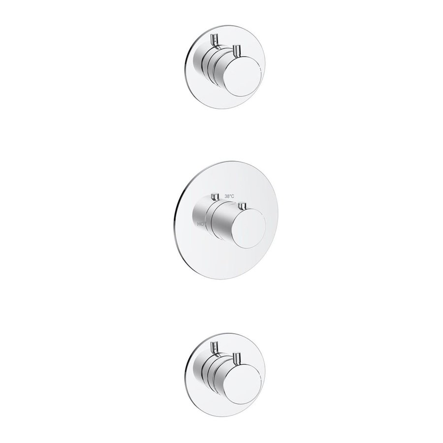 Douchekraan Wiesbaden Dreams Inbouw met 2 Stopkranen Chroom