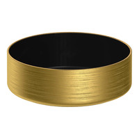 Waskom Sanitop Duo-Color Rond 36 cm Mat Black Gold