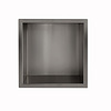 Wiesbaden Inbouwnis Wiesbaden Yens 30x30x7 cm Gunmetal
