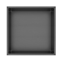 Inbouwnis Best-Design Kaya 30.5x30.5x7 cm Gunmetal