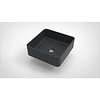 Opbouw Waskom Arcqua Case Vierkant 37x37 cm Mat Antraciet