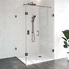 Sanitop Douchecabine Compleet Just Creating 3-Delig 100x120 cm Gunmetal