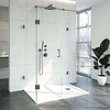 Sanitop Douchecabine Compleet Just Creating Profielloos XL 100x140 cm Gunmetal