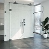 Sanitop Douchecabine Compleet Just Creating Profielloos XL 100x200 cm Gunmetal