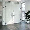 Sanitop Douchecabine Compleet Just Creating Profielloos XL 80x200 cm Gunmetal