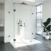 Sanitop Douchecabine Compleet Just Creating Profielloos XL 90x160 cm Gunmetal