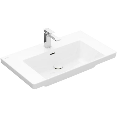 Wastafel Villeroy & Boch Subway 3.0 47x80x16.5 cm Wit Alpin 