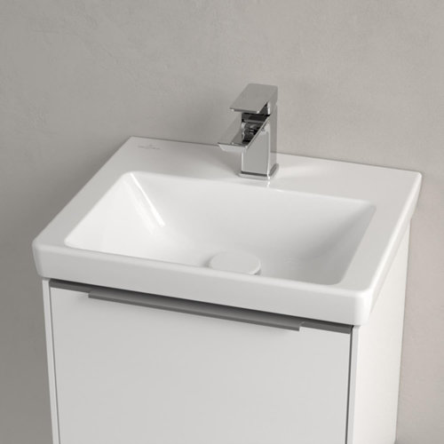 Fontein Villeroy & Boch Subway 3.0 Met CeramicPlus Zonder Overloop 45x37x14.5 cm Wit Alpin 