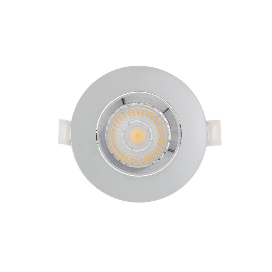 Inbouw LED-spot 4 Stuks Sanimex Njoy IP44 Dimbaar 6W 430 Lumen Chroom