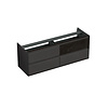 Forzalaqua Onderkast Forzalaqua Reno 160x51x60 Cm 4 Lades Softclose Eiken Black Oiled