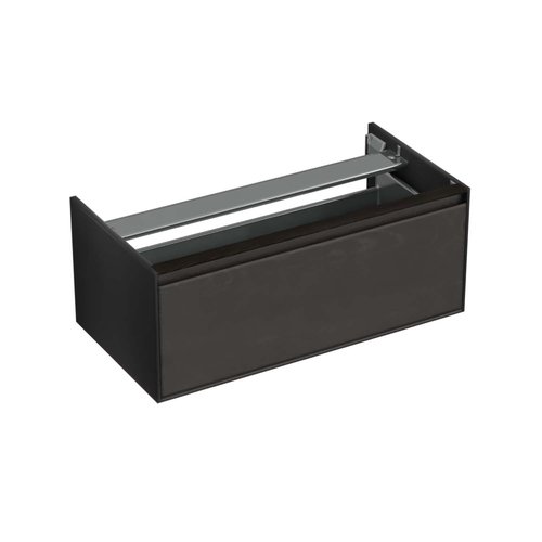 Onderkast Forzalaqua Reno 100x51x40 Cm 1 La Softclose Eiken Black Oiled 