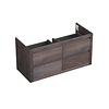 Forzalaqua Onderkast Forzalaqua Gela 120x51x60 Cm 4 Softclose Lades Eiken Charcoal