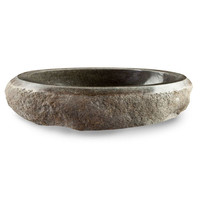 Waskom Cipi Joya XL 57/70x15cm River Stone Grijs