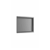 Inbouwnis AquaSplash Eve 30x30x7 cm Gunmetal