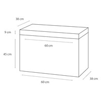 Badkamermeubelset Differnz Somero Met Beton Wastafel 60 cm Hoogglans Wit