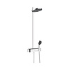 Hansgrohe Regendouche set HansGrohe Pulsify S Showerpipe 2 Jets Met ShowerTablet Select 400 Chroom