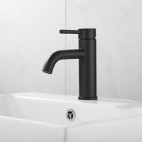 Wastafelkraan AquaSplash Plus Mat Zwart