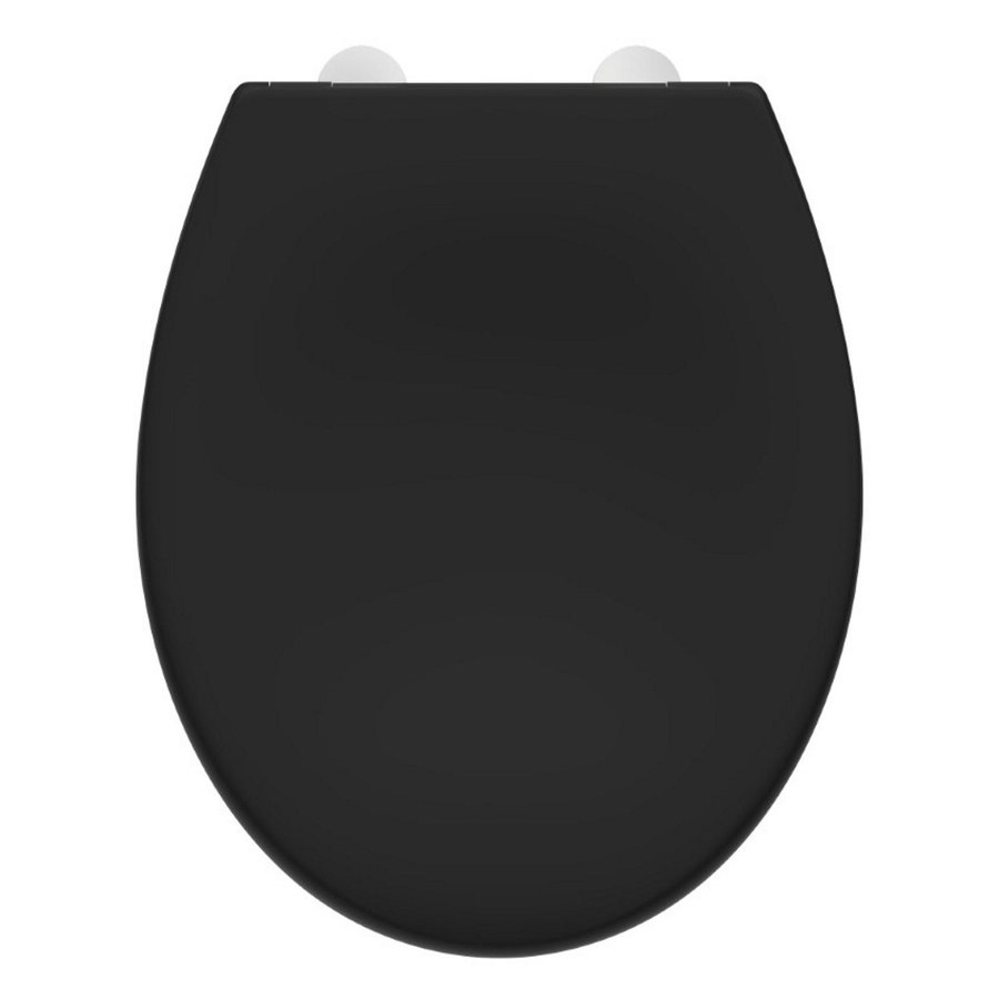 Toiletbril Schutte Lupos Softclose en Quick-Release Mat Zwart