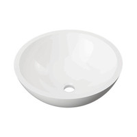 Waskom Gliss Ceres Solid Surface 43cm Mat Wit