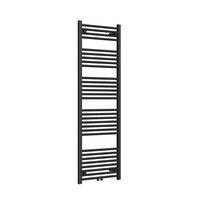 Radiator AquaSplash Saniro 60x160cm Middenaansluiting Mat Zwart