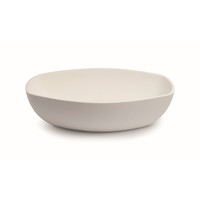 Waskom Opbouw Luca Sanitair Danish Oval 48x32,5x13,5 Mineral Stone Mat Wit OP=OP