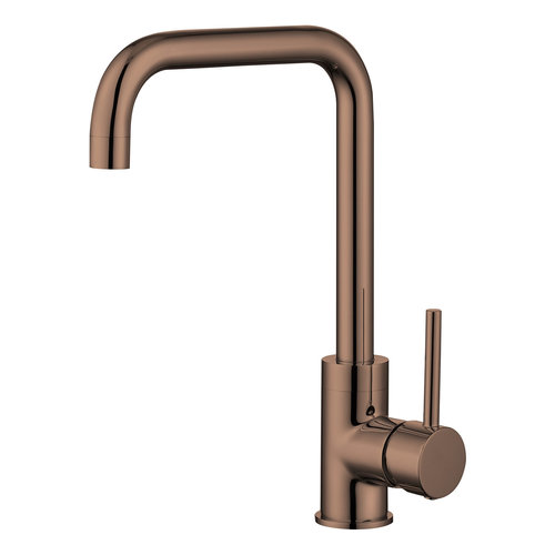 Keukenmengkraan Best Design Dijon Uitloop Gebogen 31.7 cm 1-hendel Brons 