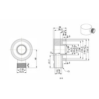 Doucheaansluiting Best Design Opbouw Ore Reend RVS