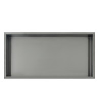 Inbouwnis Sanilux Napo Wand 30x60x7 cm Gunmetal