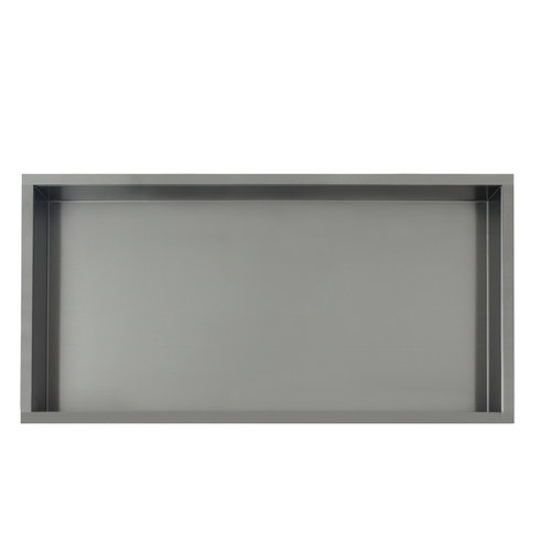 Inbouwnis Sanilux Napo Wand 30x60x7 cm Gunmetal 