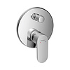 Hansgrohe Badmengkraan Inbouw HansGrohe Rebris S Eengreeps Met Zekerheidscombinatie EN1717 Voor iBox Universal Chroom