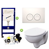 Geberit Up100 Toiletset 67 Geberit Econ Compact Rimfree Met Zitting En Delta Drukplaat