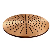 Regendouche Brauer Copper Showerpipe Met Thermostaat 30cm 3 Standen Koper