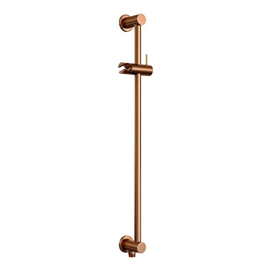 Inbouw Regendouche Set Brauer Copper Edition Plafond Uitloop Ronde Hoofddouche 20 cm Met Glijstang en Handdouche 3 Standen Koper